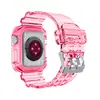 Aplicable de Fábrica para Apple Watch de 10ª Generación Correa Transparente iwatch 42mm46mm49mm Estuche de Correa de Reloj Todo en Uno