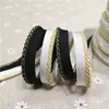 Cordoncillo para madre e hijo con ribete de hilo dorado y plateado, con cordón de ribete acolchado, cordón decorativo para cortina, cordón decorativo de piel dorada y piel plateada, accesorios