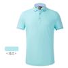 Camiseta de manga corta con solapa y logotipo bordado, personalizada, con estampado cultural, estilo polo, publicitaria