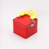 Caja Metálica Cuadrada esmerilada para Pastel de Piña con Pestillo Deslizante, Caja Metálica para Pastel de Luna, Caja de Regalo para Dulces, Galletas, Tiramisú