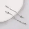 Relleno de Oro de 18K Flor de Rosa que Conserva el Color Corazón de Melocotón Gota de Agua Cadena de Cola Accesorios de Cadena de Extensión de Cierre de Resorte para Pulsera Collar Hecho a Mano DIY