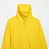 Roupas femininas europeias e americanas transfronteiriças ZA AliExpress item mais vendido jaqueta casaco top de cor sólida elegante com gola alta moda que rejuvenesce