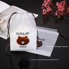 Em estoque bolsa de toalha de rosto de urso bolsa de embalagem bolsa com cordão bolsa de toalha macia bolsa de cosméticos bolsa de roupa íntima bolsa de corda