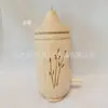 Decoración colgante de nido de pájaro Casa para colibrí Jardín exterior Patio Adorno colgante de madera Artesanía Nido de pájaro Jaula para pájaros Exterior