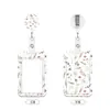Portatarjeta de identificación portátil con cordón para el cuello y diseño de hebilla retráctil para viajes, tarjeta de identificación de estudiante, tarjeta de acceso, gafete y gafete de trabajo