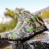 Moda transfronteriza talla grande Camuflaje Zapatos de Hombre Suela blanda Atuendo cómodo Combinan con todo Impermeables Zapatos de Pesca Cómodos Antideslizantes Zapatos de Cocina