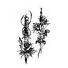 Pegatinas de Tatuaje Pequeñas Frescas Impermeables Nuevas Transfronterizas en Varios Colores, Dragón, Tigre, León, Flores, Se Pueden Combinar de Cualquier Manera