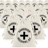 Sacos de ressaca Cross Cotton Bag Ressaca Kit de despedida de solteira Menina Drawstring Cotton Bag