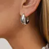 Pendiente Geométrico en Forma de U Transfronterizo Europeo y Americano Pendientes de Estilo Simple y Fresco Lujo Ligero Sentido de Alta Gama Personalidad Versátil Accesorios de Pendientes Venta al por Mayor