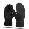 Novidade! Luvas Quentes Esportivas Masculinas para Exterior de Inverno à Prova de Vento Impermeáveis Antiderrapantes Com Pelúcia Luvas de Ciclismo para Tela de Toque Tendência