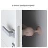 Porta de entrada do quarto fechadura de impressão digital maçaneta da porta anti-colisão almofada de silicone capa protetora anti-colisão capa protetora anti-estática