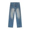 Mtlclothes Roupa Masculina Calça de Perna Reta Solta Emagrecedora Fluida Comprimento Total para Homens e Mulheres