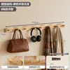 Colgador de Pared, Ganchos de Pared de Madera Maciza, Entrada, Dormitorio, Colgador de Ropa sin Taladro, Colgador para Parte Trasera de Puerta
