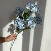 Nueva Flor Artificial Hortensia de 5 Puntas Orquídea de Nieve Boda Salón de Bodas Camino Alto Llevando Techo Flor Decorativa Disponible en Stock