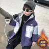 Cortavientos con Capucha Grueso para Niños Otoño Invierno Ropa de Algodón 2026 Nuevo Estilo Fresca Ropa de Invierno para Bebé Chaqueta Parka Acolchada