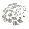 Preservação de Cor Pacote 14K Brincos Pingente Acessórios Latão Banhado a Ouro Estrela Geométrica Pendente Brincos DIY Feitos à Mão Material