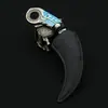 Periféricos de Jogo Dente de Víbora Lua Negra Lâmina Dupla Cimitarra Garra de Cinco Dedos Garra de Dragão Dourada Arma Rotativa Modelo de Metal Arma de Liga