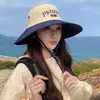 Sombrero de Senderismo para Exteriores, Sombrero de Pescador para Hombre, Sombrero de Pesca con Protección Solar, Sombrero para el Sol, Sombrero de Ala Ancha Estilo Nuevo, Protección UV