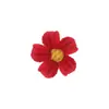 Lindo y Dulce Flor Puff Hecha a Mano Lana Crochet Pequeño Broche de Flor Flor Decorativa para Ropa Decoración para Bufanda Sombrero