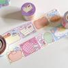 Daburucute Paquete Lindo Original JK Diario Japonés Jk Mano Cuenta Collage Material de Corte Rollo de Pegatinas