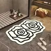 Alfombrilla de Suelo de Barro Diatomeas Pequeña y Fresca de Amazon Alfombrilla Absorbente para Suelo de Baño Entrada de Baño Secado Rápido Antideslizante Alfombrilla para Pies Resistente a Manchas
