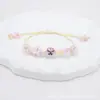 Flores Secas e Preservadas Transfronteiriças Europeias e Americanas, Pulseiras Tecidas à Mão, Borboleta e Gipsofila, Fresco e Doce, Estilo Jingdezhen de Primavera e Verão