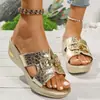 Pantuflas de Moda 2025 Verano Nuevas Sandalias Planas para Mujer para Uso en Exteriores, Antideslizantes, Simples y Versátiles, Pantuflas de Una Tira, Fabricante