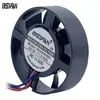 Venta al por mayor de fábrica ventilador de marco redondo 3006 DC12V gran volumen de aire resistente a altas temperaturas luz LED luz de coche ventilador de refrigeración