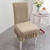 Funda de silla universal para cuatro estaciones para uso en el hogar, respaldo antideslizante todo en uno, funda de silla de comedor integrada, elástica y engrosada