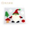 Decoraciones Navideñas Calcomanías de Gelatina Calcomanías de Goma Pegamento Suave Sin Costuras Calcomanías para Ventana de Vidrio Refrigerador Regalo para Niños Viejo Muñeco de Nieve