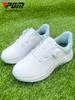 Sapatos de Golfe PGM Verão Femininos Impermeáveis Botão Sapatos Esportivos Femininos Antiderrapantes Amortecimento Leves Sem Travas