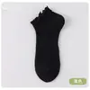 Calcetines para Mujer con Bordes Fruncidos, Transpirables, Calcetines Cortos Bajos, Estilo Delgado de Verano, Sensación de Hielo, Absorbentes de Sudor, Estilo Dulce Femenino, Calcetines con Puño Holgado