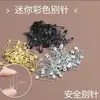 Alfinetes pequenos para prender roupas e evitar exposição, alfinetes simples de trava antigos, alfinetes estilo clipe de papel, broches, alfinetes de pressão e alfinetes de pressão