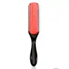 Peine de nueve filas directo de fábrica para peluquería, peine con cojín de aire y masaje, peine para peinar cabello rizado con bolsa de aire, peine TT desmontable para peluquería