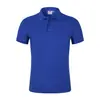 Ropa formal de verano ropa de trabajo de negocios algodón con cuentas para hombre CAMISA POLO de manga corta solapa camiseta LOGOTIPO Polo para hombre