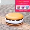 Ornamentos Grandes de Sorvete Simulado Escultura de Sobremesa ao Ar Livre Decoração de Macaron Donut Cone Loja de Bebidas Geladas Fibra de Vidro