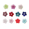 Accesorios Metálicos para Uñas Aleación Flor de Cinco Pétalos Arte de Uñas Fábrica Venta al por Mayor Mini Flor de Perla Uso para Uñas Decoración de Uñas