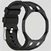 Adecuado para Reloj de Bolsillo Swatch Ap Co-Branded Royal Pop Correa y Caja de Silicona Integradas Anticaídas