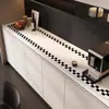 Alfombrilla de entrada de lujo ligero y de alta gama, alfombrilla protectora para encimera de mueble de comedor, zapatero, mueble de vino anti-suciedad, mueble de TV