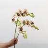 Mini Orquídea Mariposa Flor Artificial de EVA, Orquídea Araña, para Arreglos de Boda, Decoración del Hogar y Diseño Floral - Tallo Único