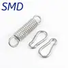 304 Juego de Ganchos de Resorte para Silla Colgante Telescópica Amortiguador de Suspensión para Hamaca Dispositivo Giratorio Accesorios para Silla Colgante de Exterior