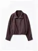 Chaqueta transfronteriza europea y americana, moderna y casual, abrigo versátil de manga larga para mujer para otoño, de un solo botón