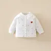 Suéter de Algodón Acolchado Delgado para Bebé 40g Primavera y Otoño Algodón Puro Clase A Cárdigan para Bebé Chaqueta Cálida de Algodón al Aire Ropa para Bebés