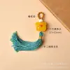 Oso de Cera de Abeja Colgante de Durazno Accesorios Hechos a Mano DIY Adorno para Pulsera Anillo para Correr