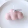 Vela Aromática de Nuvens Brancas Pequenas Formato de Nuvem Fofo Cera de Soja Vegetal Decoração de Casa Acessórios Nórdicos Presente de Mão
