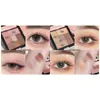 Paleta de Sombras Ojos de Rosa Ébano Modelo Nuevo 2025 Maquillaje Diario Ligero Tonos Rosados Mate Colores Tierra Baja Saturación Perlado Brillo Fino