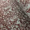 Tejido de Lana Jacquard de Flor de Anacardo de Lana de Cordero Tejido para Mantas Caseras Hechas a Mano, Chaquetas Elásticas, Ropa y Tejidos Textiles para el Hogar