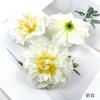 Simulación cabeza de flor de hibisco pequeña diy peonía pequeña flor falsa tocado horquilla material de flor accesorios decoraciones de linterna hanfu