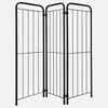 Cerca Portátil Modular para Animais de Estimação, Máx. 3 Painéis (98 cm) - Preta