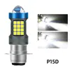 Fornecimento Transfronteiriço de Faróis de LED para Motocicleta H4 P15D Ba20D Lentes Refletores com Cúpula Integrada